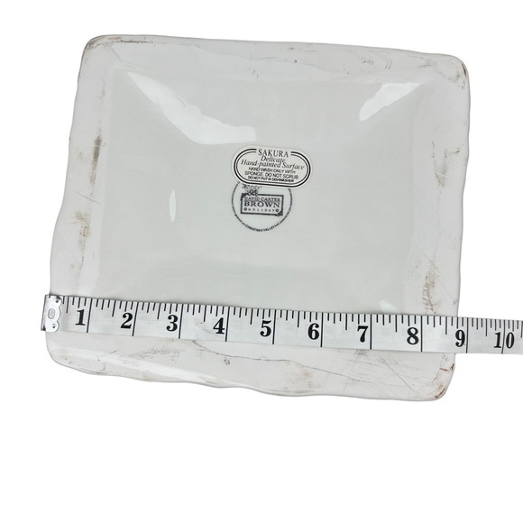 Holiday Cookie Jar David Carter Brown Sakura Blue Christmas Valley Inn Ceramic - Picture 10 of 14